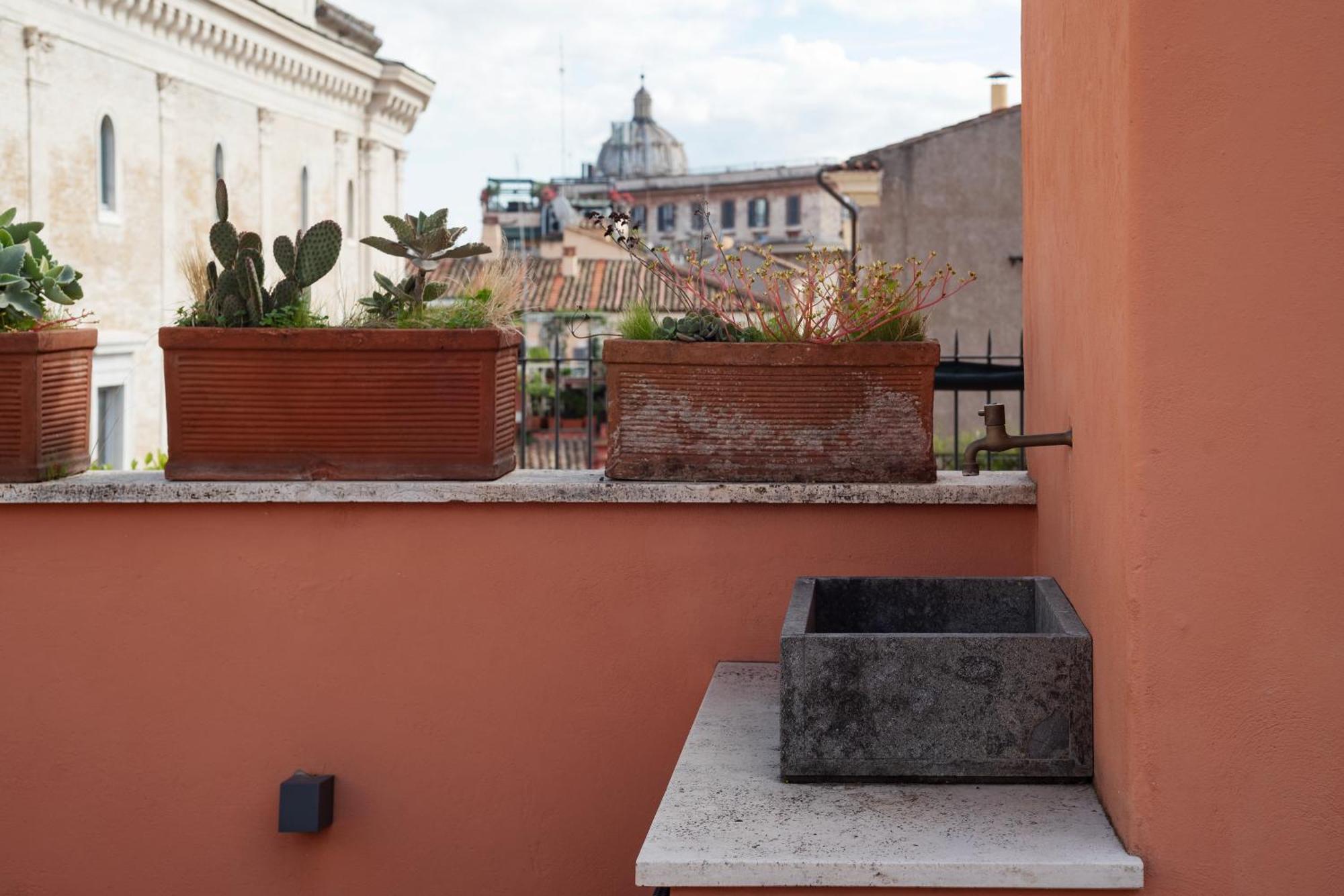 Apartment With Terrace In Via Del Pellegrino - FromhometoRoma Eksteriør bilde