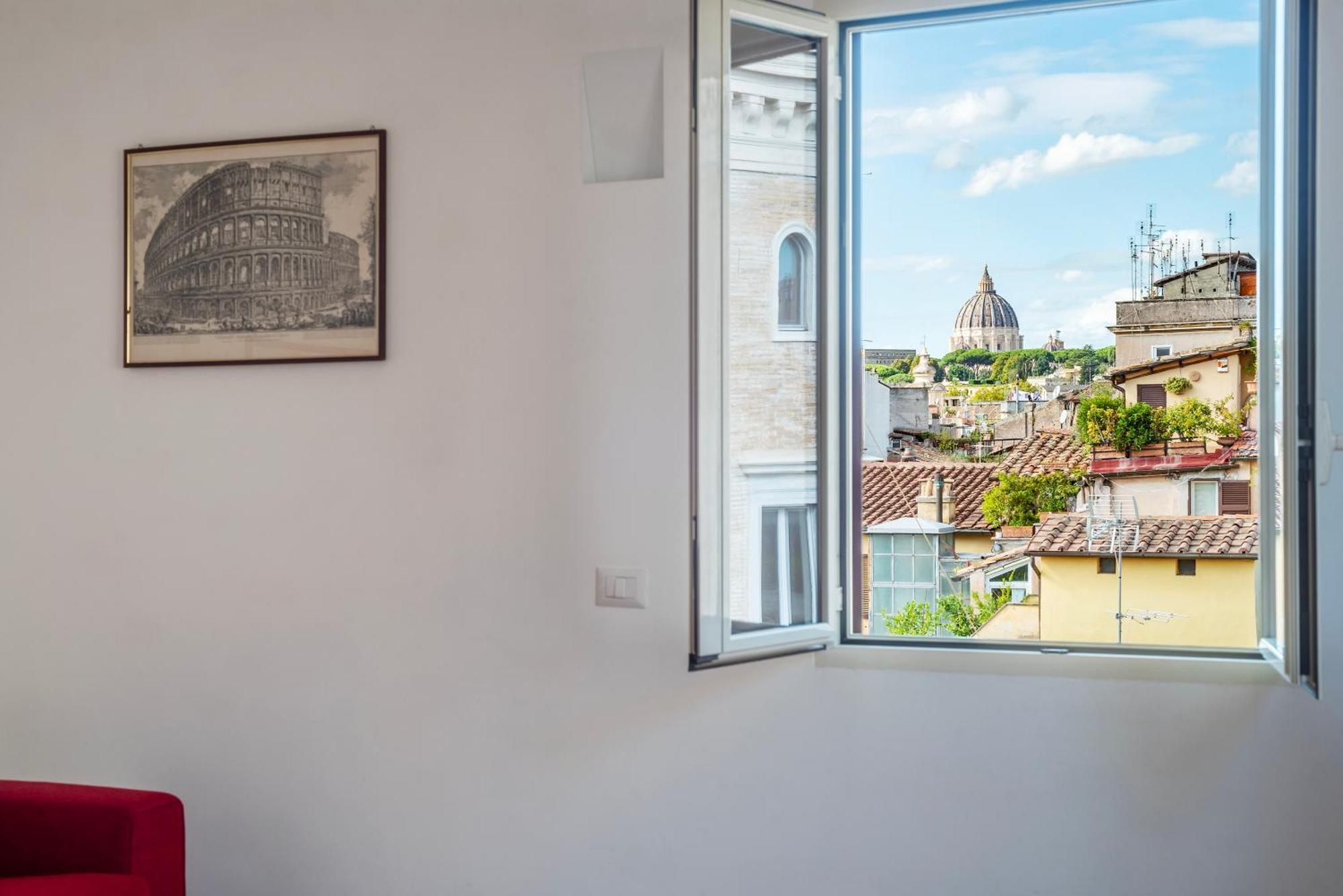 Apartment With Terrace In Via Del Pellegrino - FromhometoRoma Eksteriør bilde