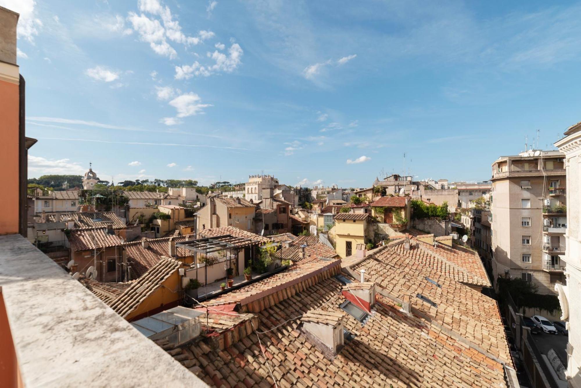 Apartment With Terrace In Via Del Pellegrino - FromhometoRoma Eksteriør bilde