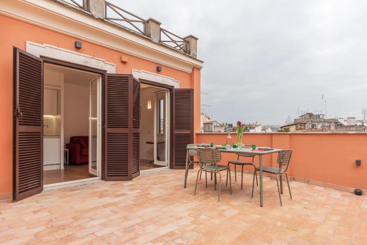 Apartment With Terrace In Via Del Pellegrino - FromhometoRoma Eksteriør bilde